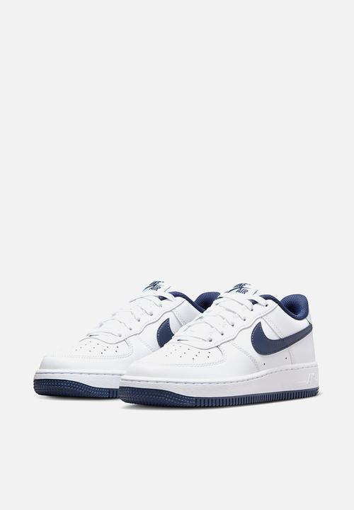 Nike - Nike Air Force 1 Lv8 2 - White/Midnight Navy-Football Grey