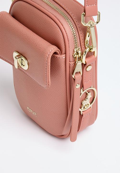 POLO - Siena phone sling bag - coral