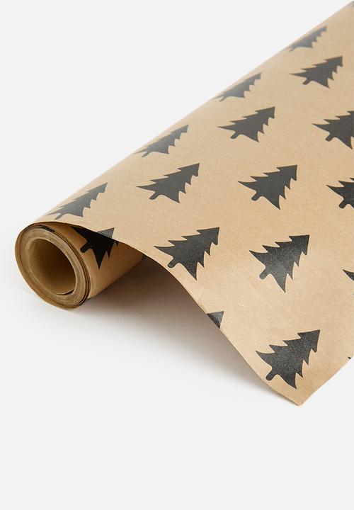 H&M - 3-pack gift wrap - neutral & black 