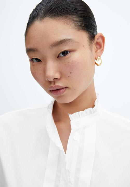 MANGO - Shirt carla - white
