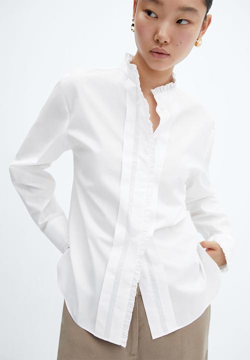 MANGO - Shirt carla - white