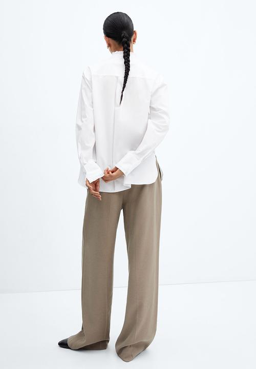 MANGO - Shirt carla - white