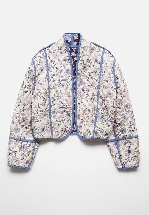 MANGO - Jacket Flores - Navy