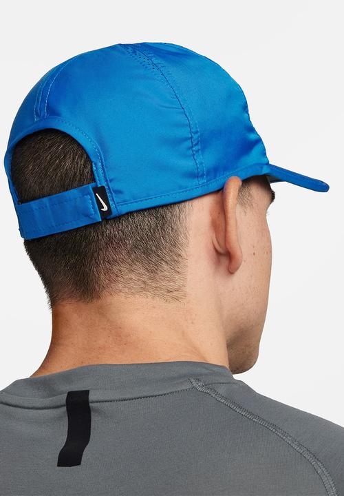 Nike - U nk df club cap unstructured featherlight cap - photo blue/white