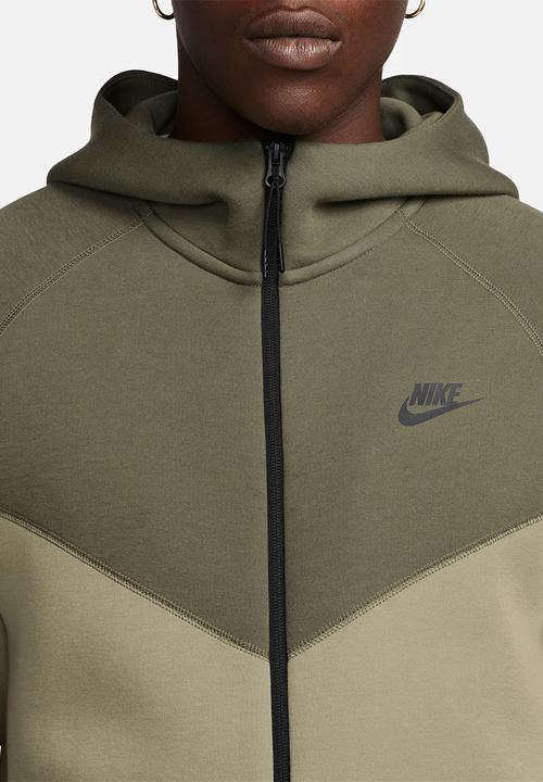 Nike - NSW Tech Fleece Windrunner fz hoody- neutral olive/medium olive/black