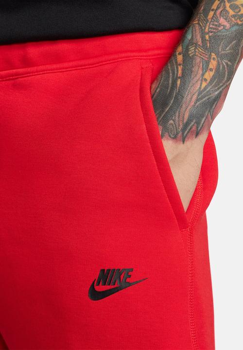 Nike - Tech Fleece  Joggers- university red/black