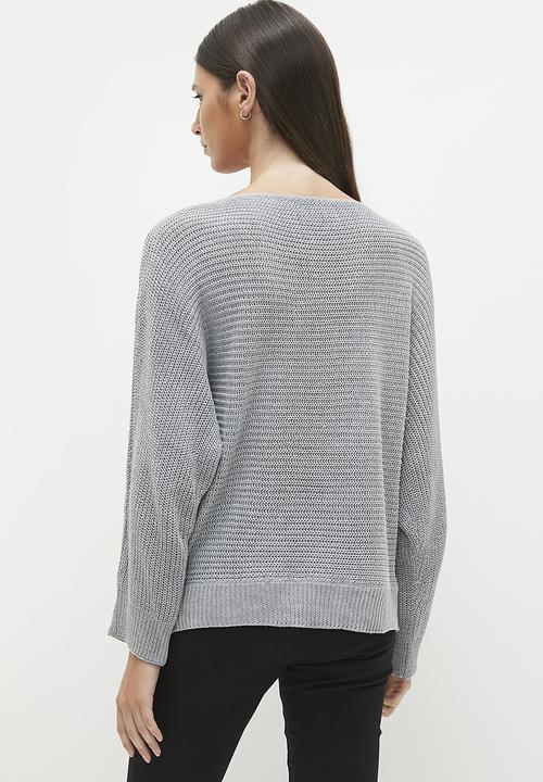 dailyfriday - Off the shoulder jumper - grey