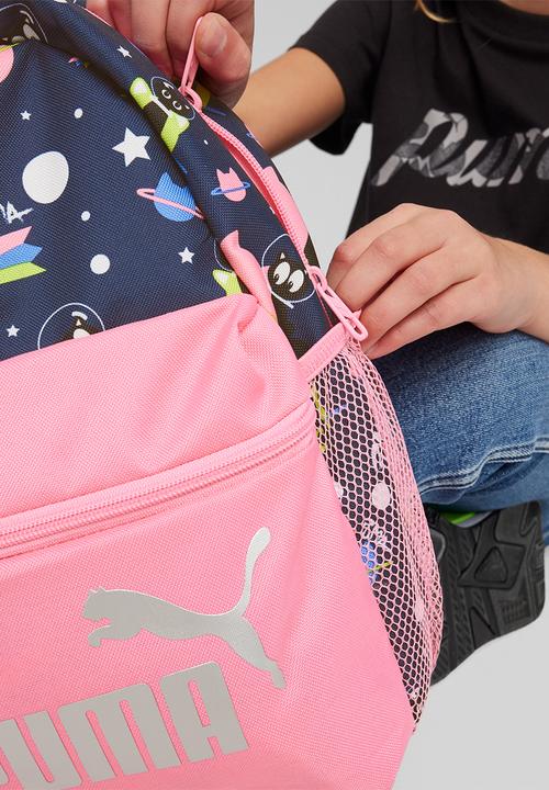PUMA - Puma phase small backpack - puma black-space cat aop