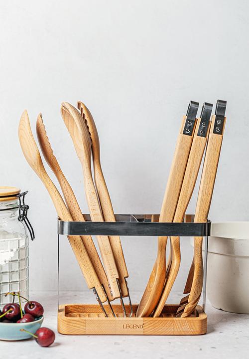 Legend - Premium Beechwood Solid Spoon - Natural 