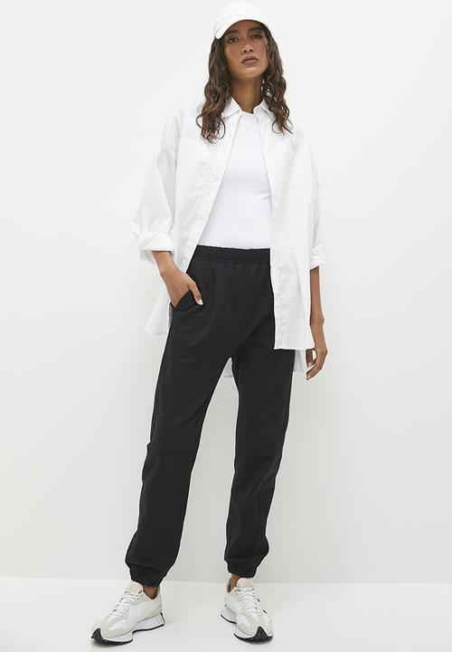 Superbalist - 2 Pack track pants - black & grey melange