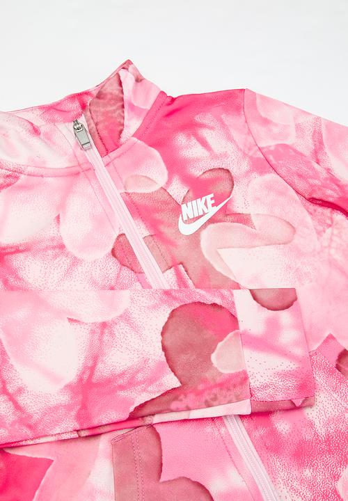 Nike - Nike sci-dye full-zip jacket and leggings set - pink & black 