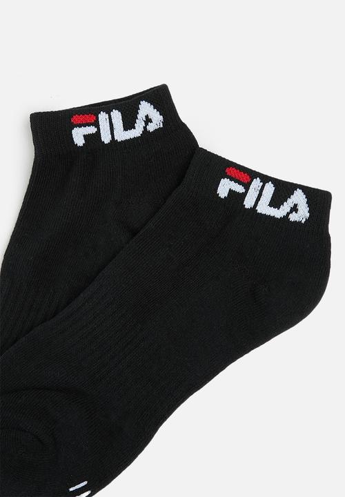 FILA - Stallone ankle sock mens 2 pack - black