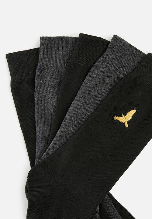 Brave Soul - Msx-470emblem 5 pack - black & charcoal