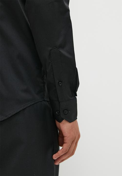 Superbalist - New fit easy care slim fit shirt - black