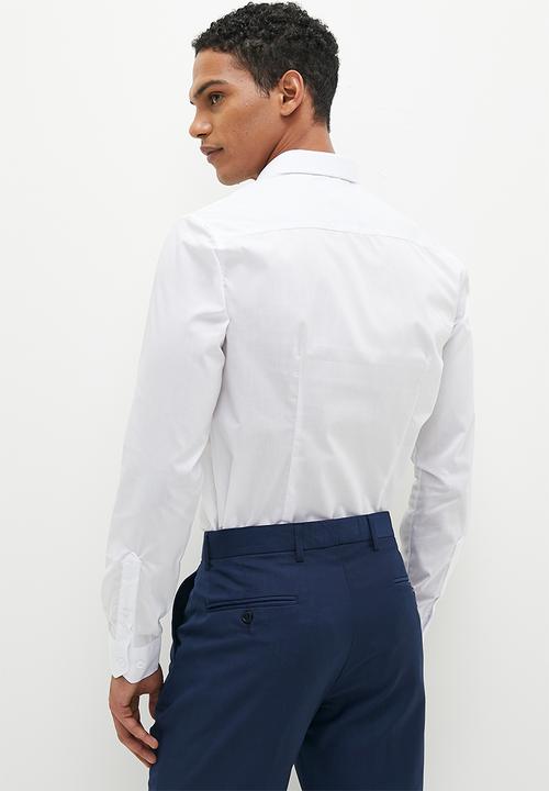 Superbalist - New fit easy care slim fit shirt - white