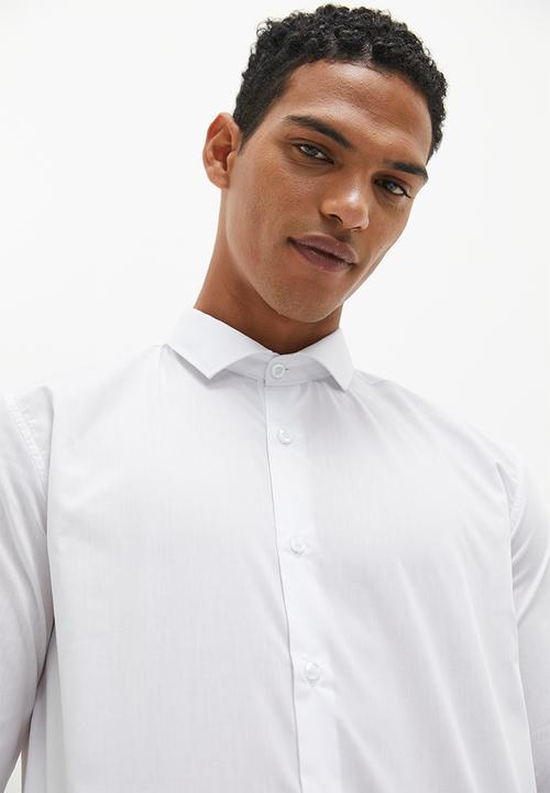 Superbalist - New fit easy care slim fit shirt - white