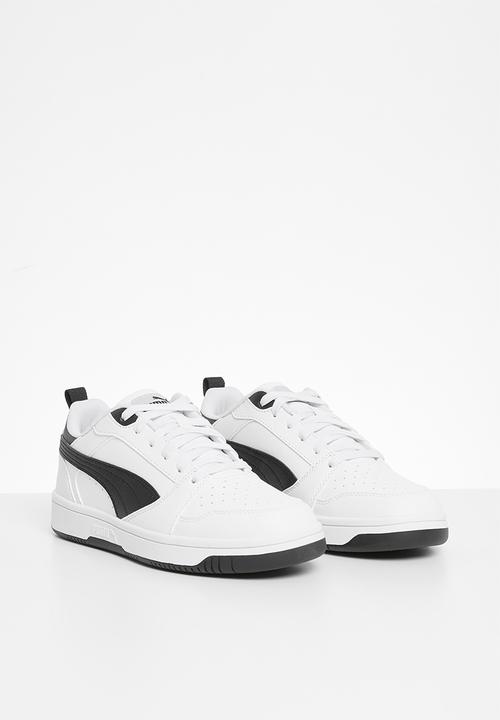 PUMA - Puma rebound v6 lo jr - puma white-puma black-puma black