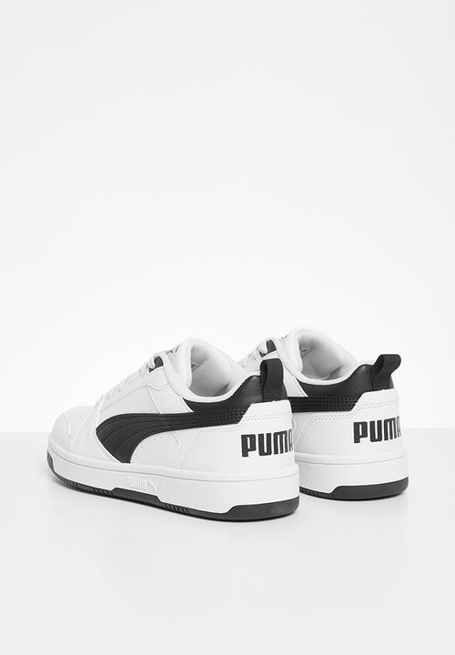 PUMA - Puma rebound v6 lo jr - puma white-puma black-puma black