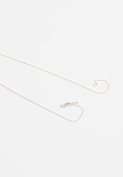 Matter of Fakt - Blok pendant chain - sterling silver