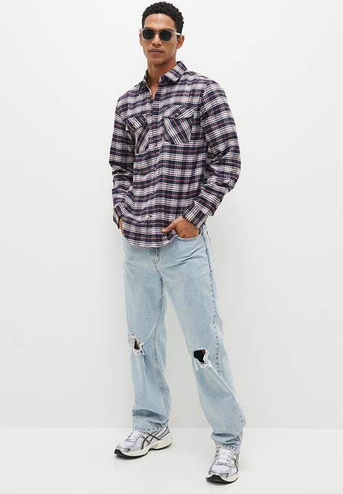Brave Soul - Msh-48moreno - navy/white check