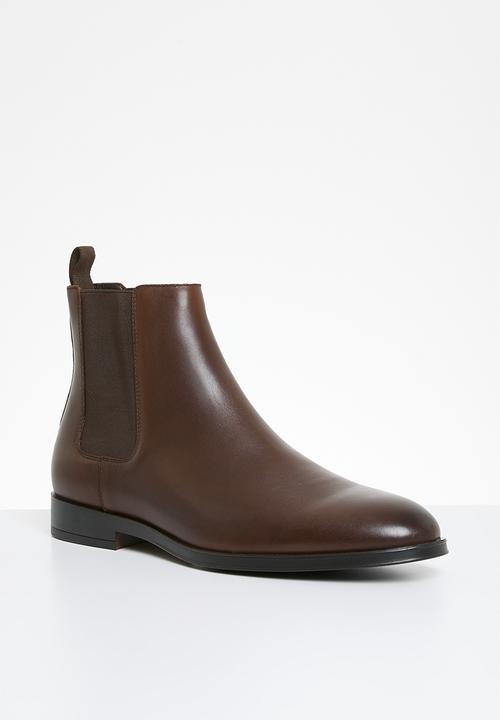 MANGO - Ankle boots monovar - brown