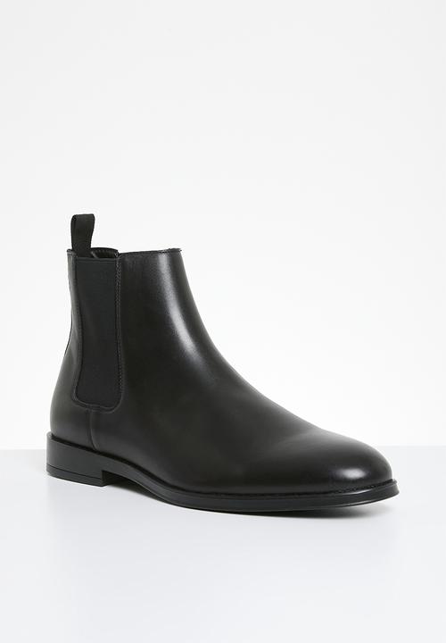 MANGO - Ankle boots monovar - black