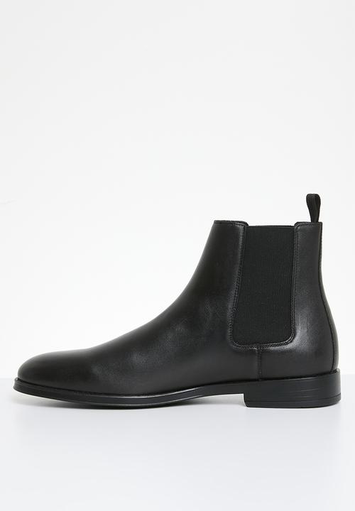 MANGO - Ankle boots monovar - black