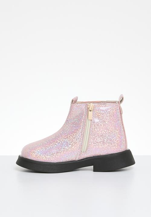 Pop Candy - Metallic ankle boot - pink