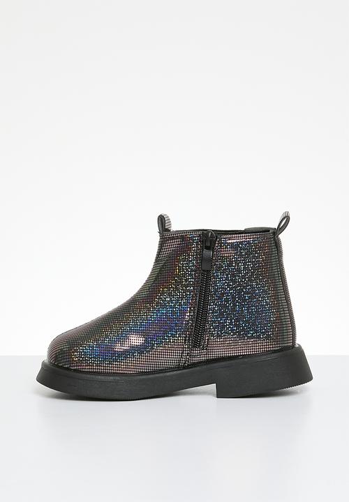 Pop Candy - Metallic ankle boot - black