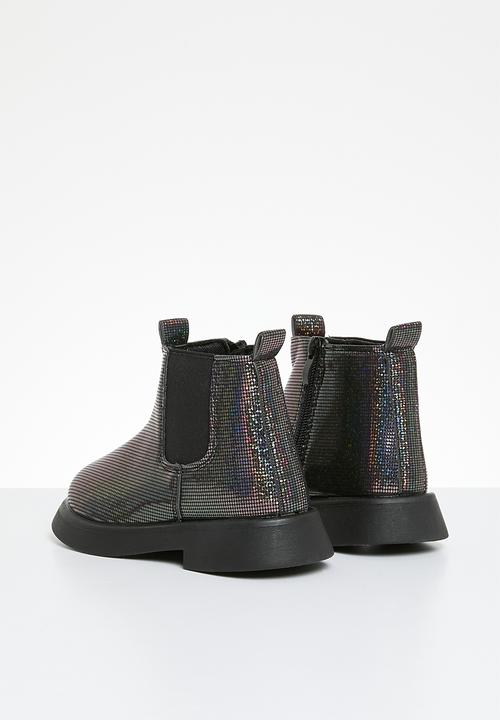Pop Candy - Metallic ankle boot - black