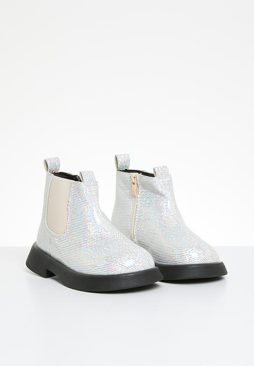 Pop Candy - Metallic ankle boot - silver