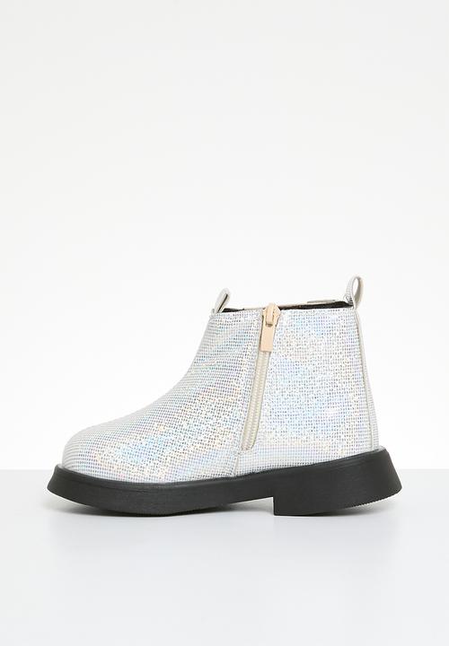 Pop Candy - Metallic ankle boot - silver