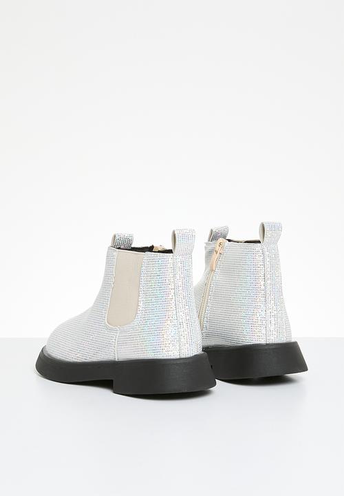 Pop Candy - Metallic ankle boot - silver