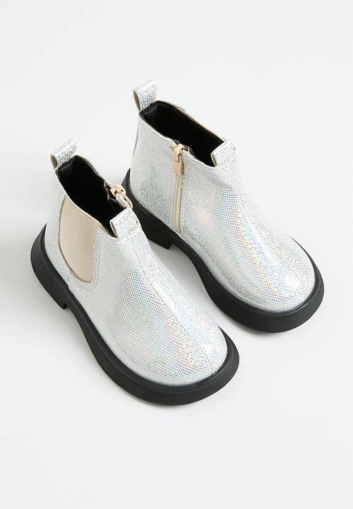 Pop Candy - Metallic ankle boot - silver