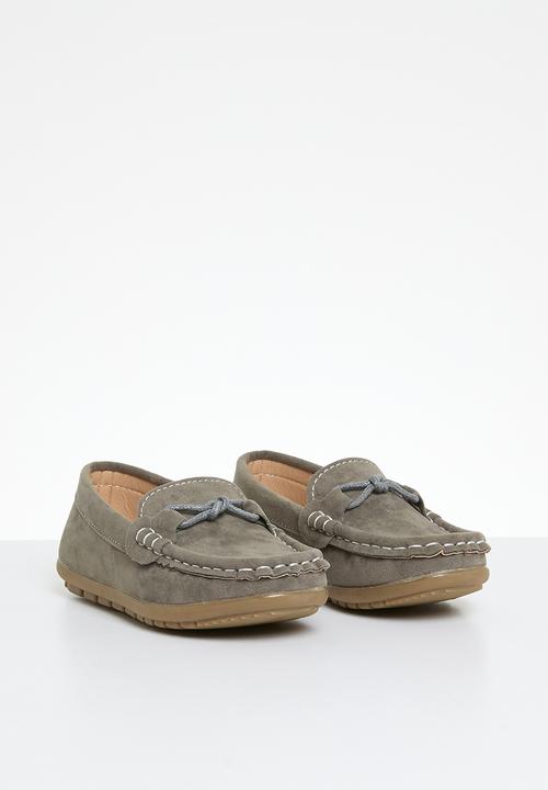 Pop Candy - Faux suede mocassin - grey