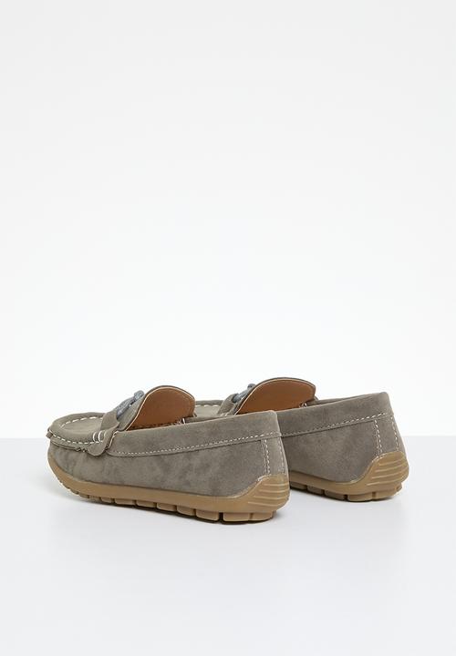 Pop Candy - Faux suede mocassin - grey