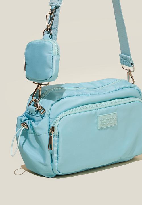 Rubi - Active essential crossbody bag - sea glass