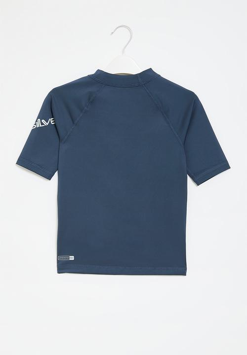Quiksilver - All Time Short Sleeve Boy Apac -  Insignia Blue