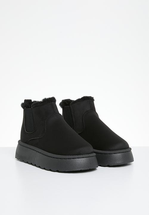 Pop Candy - Platform ankle boots - black