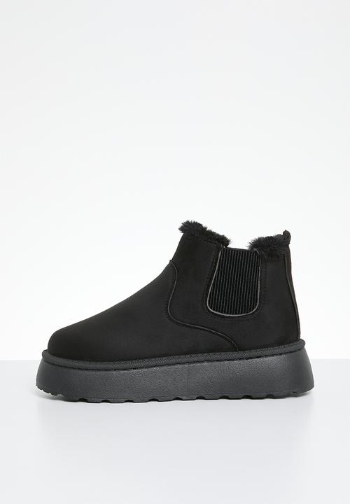 Pop Candy - Platform ankle boots - black