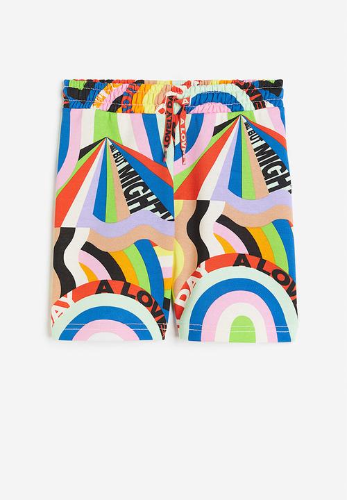 H&M - Patterned sweatshorts - red patterned 