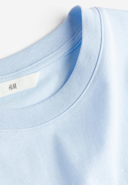 H&M - Printed t-shirt - light blue marseille