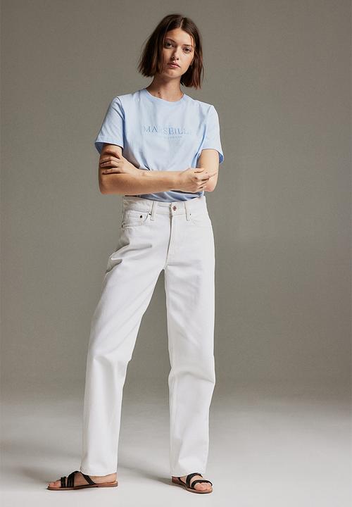 H&M - Printed t-shirt - light blue marseille
