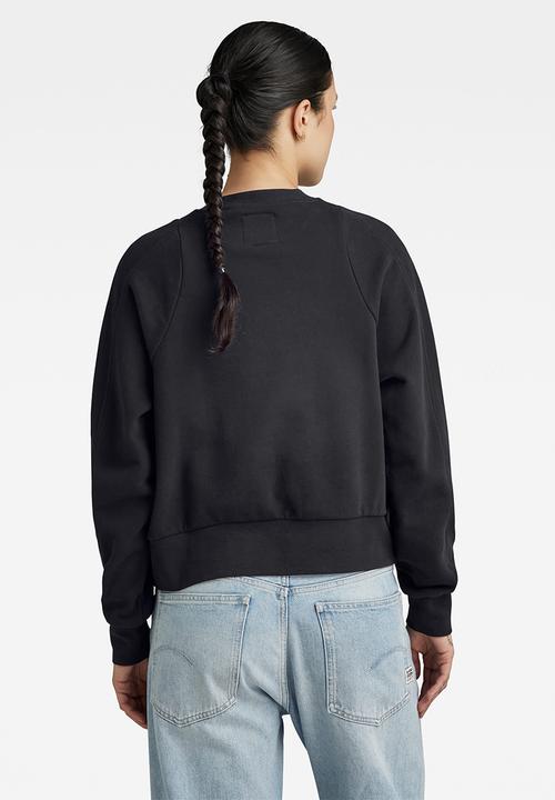 G-STAR - Cornely raw dot raglan r sw wmn - dk black