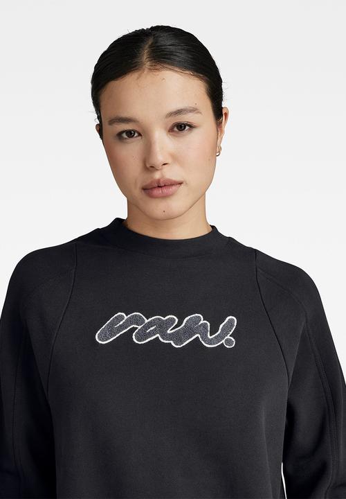 G-STAR - Cornely raw dot raglan r sw wmn - dk black