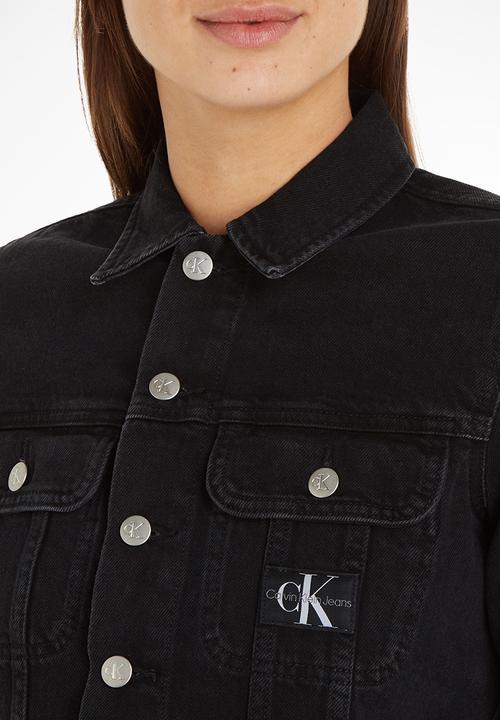 Calvin Klein - Cropped 90s jacket - denim black