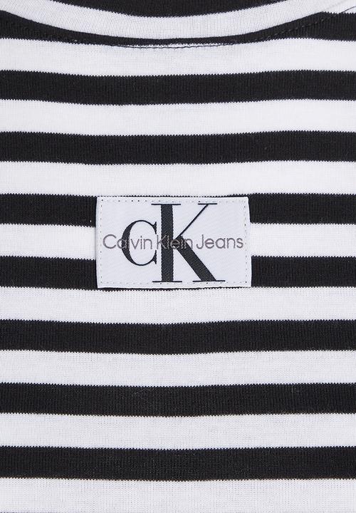 Calvin Klein - Striped baby tee - ck black/bright white