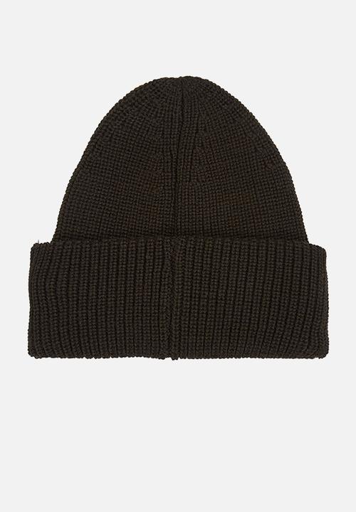 Calvin Klein - Monologo patch beanie - dark chestnut