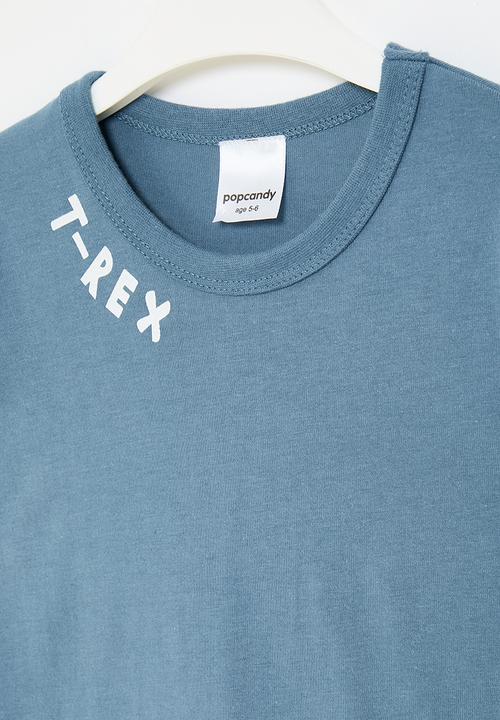 Pop Candy - Printed long sleeve tee - sky blue