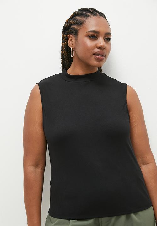 Superbalist - Turtleneck vest plus - black